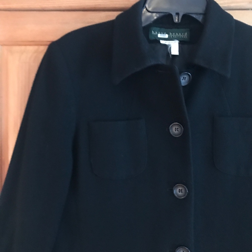 Black shacket - Harve’ Benard Benard Holtzman Medium Wool Jacket